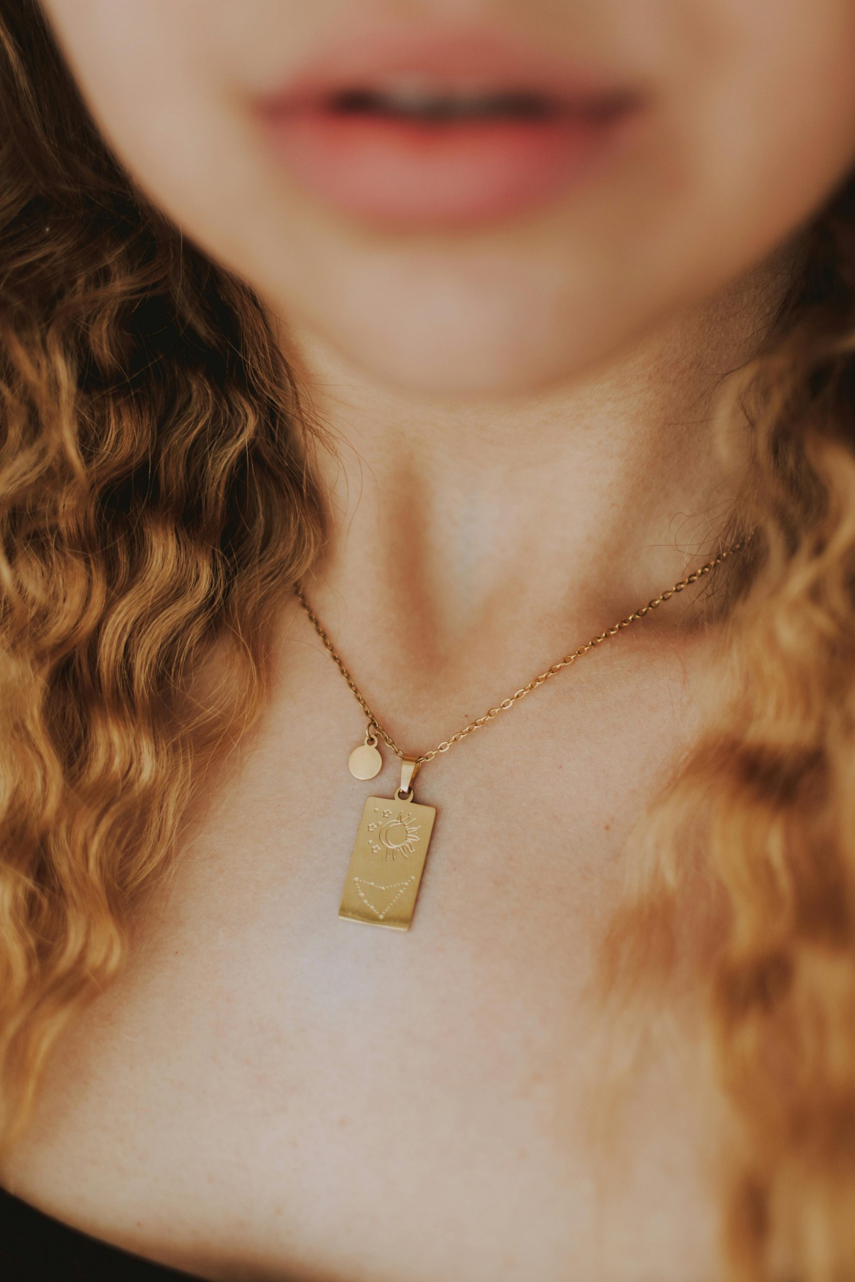 Collier Maxie en acier inoxydable doré