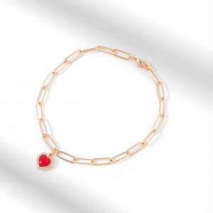 Bracelet Rosa en acier inoxydable doré